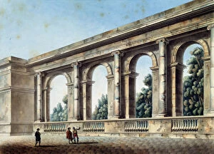 Thomas De Gallery: View of an Arched Gallery, c1791-c1794. Artist: Thomas de Thomon