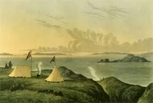 Cookery Prints: View of the Arctic Sea from the Mouth of the Copper Mine River