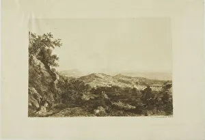 George L Brown Prints: View of Ariccia, 1853. Creator: George Loring Brown