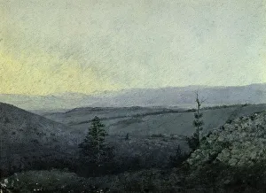 View From the Armankoi Mountain to the South-East Kuraiskaya Heights Altai, 1880-1897. Creator: Pavel Mikhailovich Kosharov