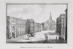 Petersburg Prints: View of the Arsenal and the Foundry in St