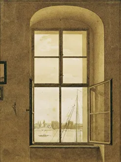 Scissors Prints: View from the artist's studio (right window)