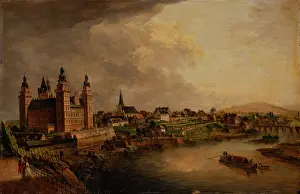 Bavaria Prints: View of Aschaffenburg, 1786. Creator: Christian Georg Schutz