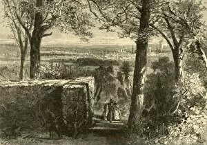 Appleton D Company Gallery: View of Augusta, from Summerville, 1872. Creator: Harry Fenn