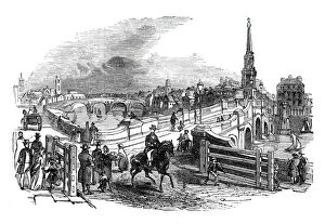 Ayr South Ayrshire Scotland Gallery: View of Ayr, the birth-place of Burns, 1844. Creator: Unknown