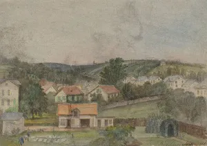 View of Bad Soden am Taunus, Germany, 1868. Creator: Adrianus Johannes Bik