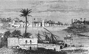 River Tigris Gallery: View of Bagdad, c1891. Creator: James Grant