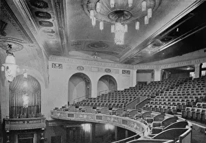 View of the balcony and upper part of the theatre - Regent Theatre, Brighton, Sussex, 1922 View of the balcony and upper part of the theatre - Regent Theatre, Brighton, Sussex, 1922