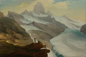 Albula Range Collection: View of the Banisegg over the Lower Grindelwald Glacier, 1778