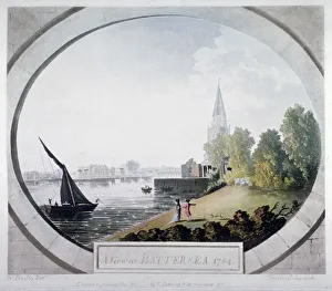 F Jukes Prints: A View at Battersea, 1784. Artist: Francis Jukes