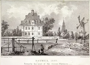 Hoxton Prints: View of Baumes House, Hoxton, London, c1830?. Artist: Dean and Munday