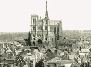 Roofs Prints: View from the Belfry, Amiens, France, 1895. Creator: Unknown
