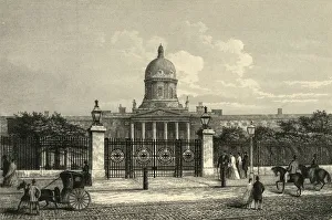 North London Prints: Front View of Bethlehem Hospital, c1876. Creator: Unknown