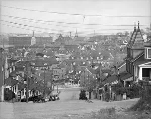 Roof Gallery: View of Bethlehem, Pennsylvania, 1935. Creator: Walker Evans
