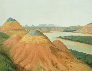 American West Gallery: View in the Big Bend of the Upper Missouri, 1832. Creator: George Catlin