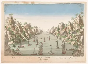 Daumont Jean Francois Prints: View of the big lake in Hanoi, 1745-1775. Creator: Unknown
