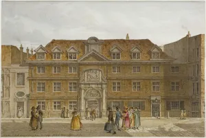 King Street Prints: View of Blackwell Hall on King Street, City of London, 1819