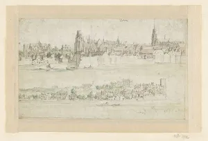 Churches Prints: View of Blois, 1600-1650. Creator: Anon