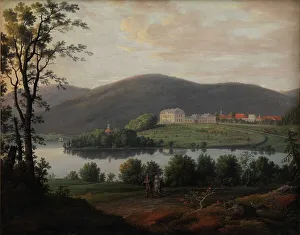 Norway Europe Prints: View of Bogstad in Norway, 1789. Creator: Erik Pauelsen