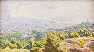 View from Bokul, Gudhjem, 1929. Creator: Niels Larsen Stevns