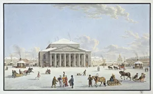 View of the Bolshoi Theatre in St Petersburg, early 19th century View of the Bolshoi Theatre in St Petersburg, early 19th century