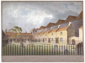 Almshouse Prints: View of buildings in Park Street, Southwark, London, 1808. Artist: George Smith