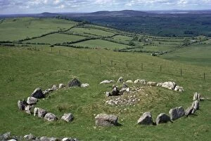 36th Century Bc Collection: View of Cairns in the Loughcrew hills, 36th century BC