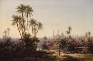 1867 Prints: View of Cairo, 1867. Creator: Georgi, Otto (1819-1874)