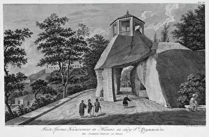 Macao Prints: View of the Camoes Grotto in Mr