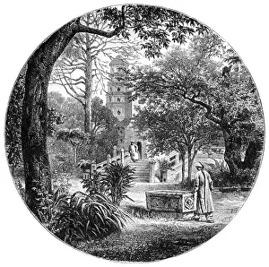 Guangzhou Prints: View in Canton, 1900