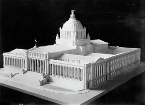 View of Capitol, Mexico City, Mexico, 1913. Creator: Harris & Ewing. View of Capitol, Mexico City, Mexico, 1913. Creator: Harris & Ewing