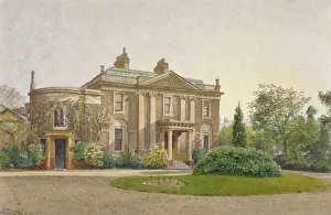 John Crowther Prints: View of the front of Carroun House, South Lambeth Road, Lambeth, London, 1887. Artist