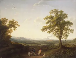Volcano Prints: View of Caserta, 1784. Creator: Jacob Philip Hackert