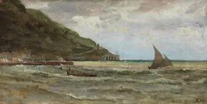 Oil On Paper Prints: View from Castellamare, 1833. Creator: Thomas Fearnley