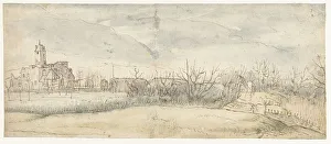 Wilden Jan De Prints: View of Castle Crayenhof in Zwijndrecht, 1606. Creators: Peter Paul Rubens, Jan Wildens