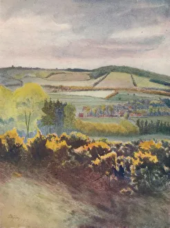 View Towards Caterham, from Tilburstow Hill, 1913, (1914). Artist: Jamess Ogilvy