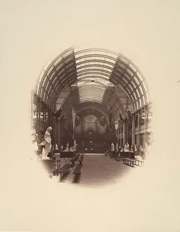 Manchester Collection: View in Central Hall, Art Treasures Exhibition, Manchester, 1857