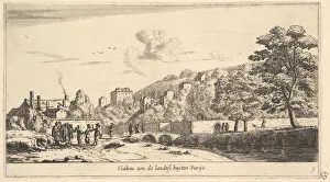 Nooms Prints: View of Chaillot in Paris, 17th century. Creator: Reinier Zeeman