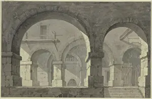 Silence Prints: View into the side chapel of a Gothic church