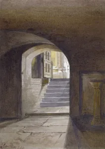 John Crowther Prints: View of the Chapel of St Peter ad Vincula in the Tower of London, 1884