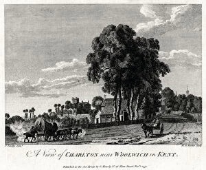 Rooker Gallery: A View of Charlton near Woolwich in Kent, 1775.Artist: Michael Angelo Rooker
