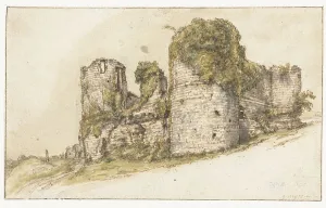 View of the Château de César in Vau, 1633-1687. Creator: Gillis Neyts