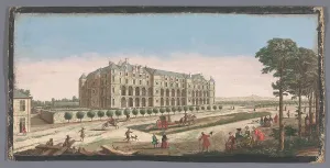 Edifice Prints: View of the Château de Madrid in Paris, 1700-1799. Creators: Anon, Jacques Rigaud