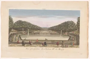 Edifice Prints: View of the Château de Marly, 1700-1799. Creator: Anon