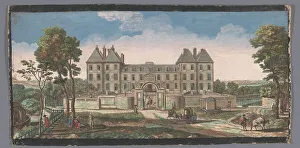 Edifice Prints: View of the Château de Saint-Maur, 1700-1799. Creators: Anon, Jacques Rigaud