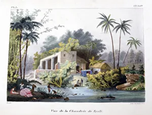 Marlet Co Prints: View of the Chaudrie of Syali, India, 1828. Artist: Marlet et Cie