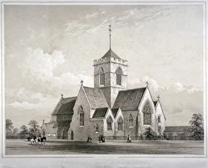 View of the Church of Our Blessed Lady and Saint Joseph, Poplar, London, c1860