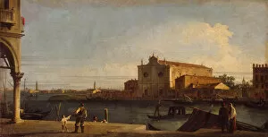 State Hermitage Gallery: View of Church of San Giovanni dei Battuti on the Isle of Murano, Between 1725 and 1728