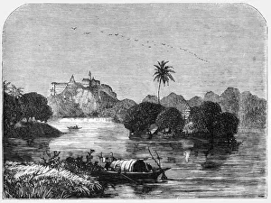Distant Collection: View of the Citadel of Poonah, c1891. Creator: James Grant