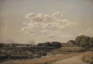 Citadel Prints: View of the Citadel Ramparts Looking Towards Langelinie and the Naval Harbour